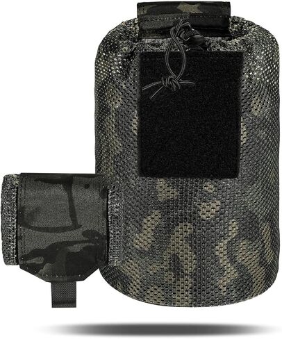 Dump Pouch Tactical Molle Mesh Pouches,Lightweight Range Compact Micro Drawstring Foraging Roll Up Foldable Recovery Ar Mag Tool Pack,EDC Drop Net Storage Belt Bag.… in Saudi Arabia