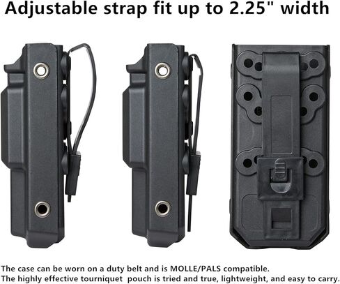 حقيبة حامل عاصبة، 3 قطع من عاصبة تكتيكية لعاصبة الجيل السابع او الاقدم مع مشبك حزام لمعدات مولي ومعدات الشرطة التكتيكية in Kuwait