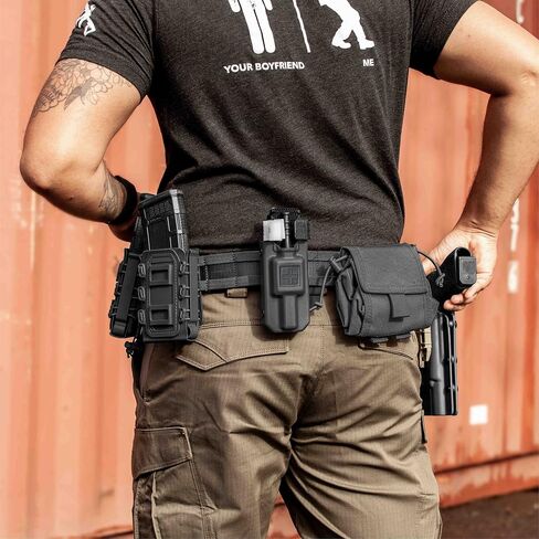 حقيبة حامل عاصبة، 3 قطع من عاصبة تكتيكية لعاصبة الجيل السابع او الاقدم مع مشبك حزام لمعدات مولي ومعدات الشرطة التكتيكية in Kuwait