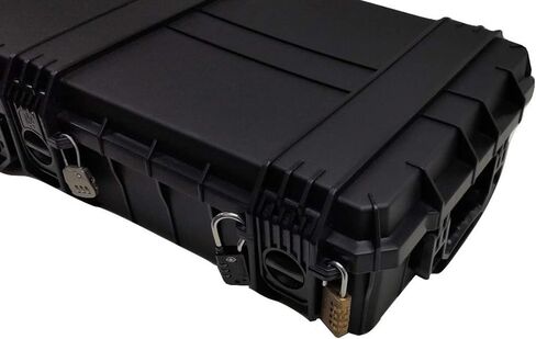 Case Club Case fits FN M249S in Pre-Cut, Waterproof, Wheeled Rifle Case with Accessory Box & Silica Gels to Help Prevent Gun Rust in Saudi Arabia