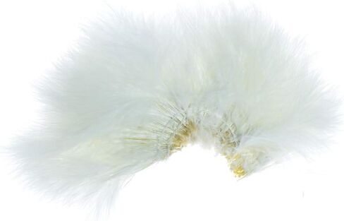 The Fly Fishing Place Fly Tying Materials - Select Strung Long Spey Marabou Master Pack - 4 Colors - White Dark Brown Sculpin Olive Black in Saudi Arabia