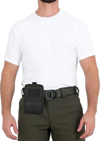 Molle Pouche، 5 قطع من الحقائب التكتيكية Molle Pouche أداة EDC جيب معلق على الخصر للصيد الرياضي باللون الأسود in Kuwait