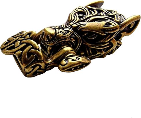 فالهالا النحاس سوار بمشبك باراكورد مشبك العتيقة برونزية الأسطورية سوار باراكورد مشبك الذئب in Kuwait