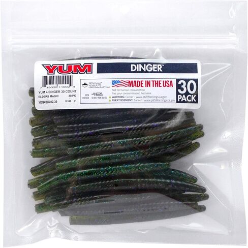 Yum Lures Yum Lures 4 ' Dinger 30 Count Dingers in Saudi Arabia