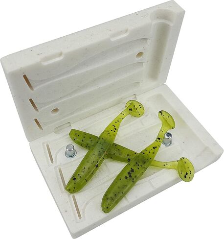 FatFish V21-3C Bait Mold Soft Plastiс Lure Making Injection Mold for Do-It Fishing Lures 3" in Kuwait