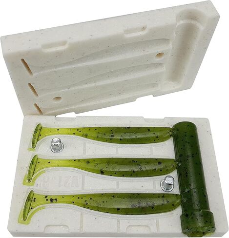 FatFish V21-3C Bait Mold Soft Plastiс Lure Making Injection Mold for Do-It Fishing Lures 3" in Kuwait