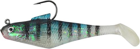Berkley PowerBait Pre-Rigged Swim Shad , Bluegill, 3" (5 Count) in Saudi Arabia