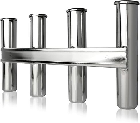 Marinebaby Boat Fishing Rod Holder,316 Stainless Steel Fishing Rod Holder for Boat,4 Link Tube Fishing Rod Holder in Saudi Arabia