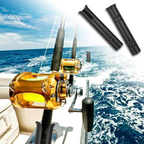 أنبوب حامل صنارة الصيد: 6 عبوات من أنبوب حامل قضيب القارب، أنبوب حامل أداة تثبيت جانبي القارب المحمول مع براغي حامل قضيب الصيد سهل التركيب in Kuwait