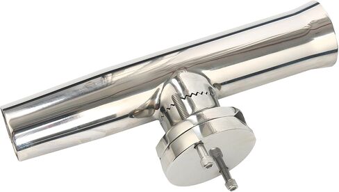 Amarine Made Stainless Tournament Style Clamp on Fishing Rod Holder for Rails 1-1/4" to 2" in Saudi Arabia