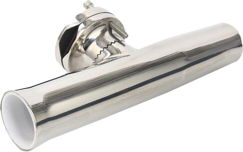 Amarine Made Stainless Tournament Style Clamp on Fishing Rod Holder for Rails 1-1/4" to 2" in Saudi Arabia