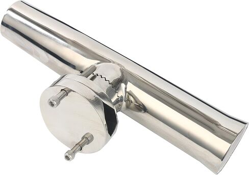 Amarine Made Stainless Tournament Style Clamp on Fishing Rod Holder for Rails 1-1/4" to 2" in Saudi Arabia