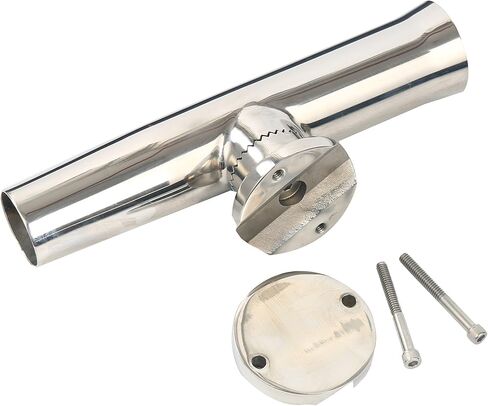 Amarine Made Stainless Tournament Style Clamp on Fishing Rod Holder for Rails 1-1/4" to 2" in Saudi Arabia