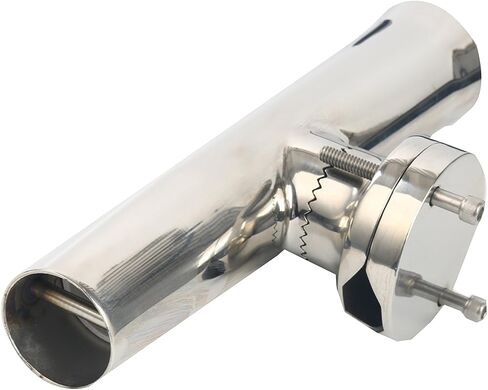 Amarine Made Stainless Tournament Style Clamp on Fishing Rod Holder for Rails 1-1/4" to 2" in Saudi Arabia