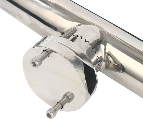 Amarine Made Stainless Tournament Style Clamp on Fishing Rod Holder for Rails 1-1/4" to 2" in Saudi Arabia