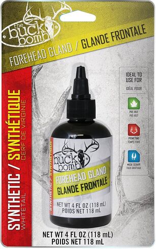 Hunters Specialties Synthetic Forehead Gland Scent Attractant, The Buck Bomb, one Size in Saudi Arabia