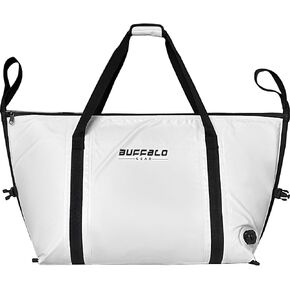 Buffalo Gear Insulated Fish Cooler - 27.5QT 58QT Waterproof Flat Bottom Bag, Leakproof and Fishing Kill Bag in Saudi Arabia