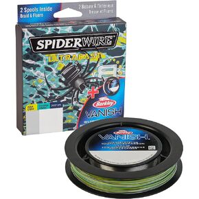 SpiderWire UltraCast Braided Fishing Line with Berkley Vanish Dual Fishing Spool