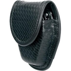 TAFTACFR Double Handcuff Case Hidden Snap Law Enforcement Military Standard Double Handcuff Pouch with Belt Loop