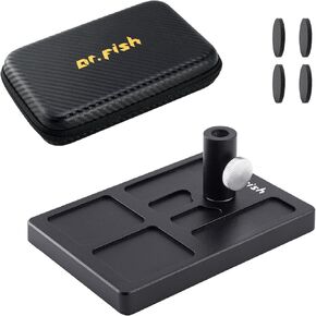 Dr.Fish Fly Tying Pedestal Base for Clamp Fly Tying Vise Fly Tying Tools Material Organizer Holder One Size Fits Most Travel Portable in Saudi Arabia