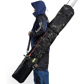 حقيبة صنارة صيد قابلة للطي من Rodeel، حقيبة تخزين محمولة لقضيب الصيد in Kuwait