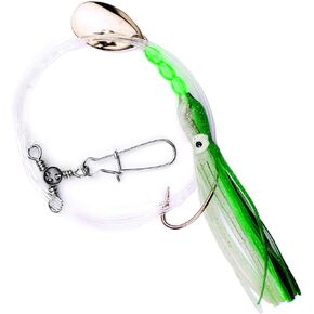 Eagle Claw L910 Lazer Sharp Single Spinner Fluke Rigs, Multi, One Size in Saudi Arabia