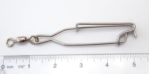 Decoy Long Line Clips Stainless Steel Pack of 50-4" with 4/0 Swivel in Saudi Arabia