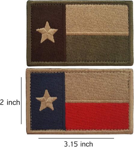 Lightbird 6 PCS Come and Take It & Texas State Flag Tactical Patches, High Density Embroidered Military Morale Decorative Patch in Kuwait