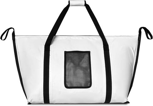 Buffalo Gear Insulated Fish Cooler - 27.5QT 58QT Waterproof Flat Bottom Bag, Leakproof and Fishing Kill Bag in Kuwait