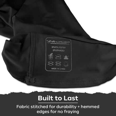 WindRider UPF 50+ Sun Protection Neck Gaiter for Fishing, Biking, Skiing: Elevate Your Outdoor Experience with SunShield Pro (Black) in Kuwait