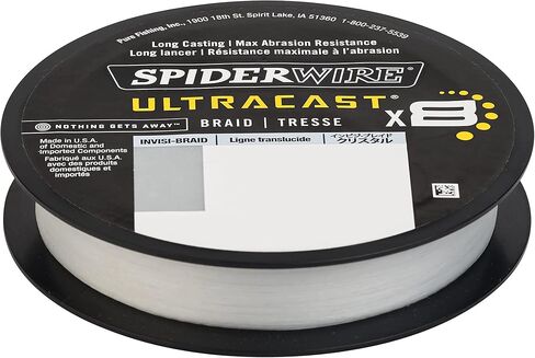 SpiderWire UltraCast Braided Fishing Line with Berkley Vanish Dual Fishing Spool in Kuwait