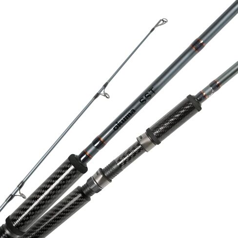 OKUMA SST-S-962ML-CGa SST Carbon Grip a Rods، رمادي، 9'6" ML in Saudi Arabia