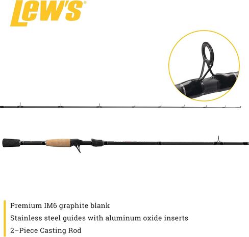 Lew's Laser SG1 7'0" Medium 2-Piece Casting Rod in Saudi Arabia