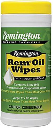 مناديل مبللة بزيت ريمنجتون ريم من شركة Interstate Arms Corp، منبثقة (7 × 8 بوصة) in Kuwait