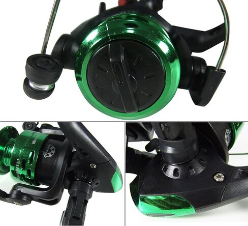 Vivoice Fishing Reel Small Spinning Reels Ultralight Spinning Fishing Reel for 200 in Saudi Arabia