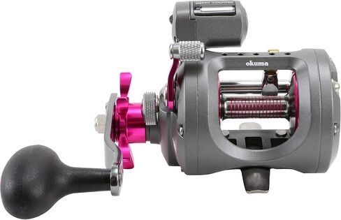 Okuma Coldwater Lightweight Graphite Round Trolling Reel Ladies Edition in Kuwait