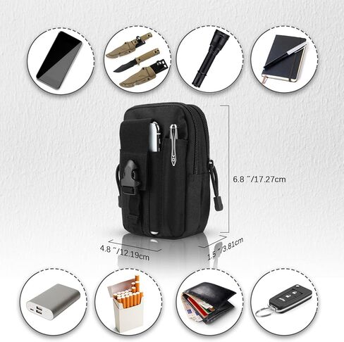 شنطة تكتيكية مولي شنطة بحزام اي دي سي للرجال، شنطة متعددة الاغراض لحمل الجوال وشنطة ادوات الصيد (عبوة من قطعتين) in Kuwait