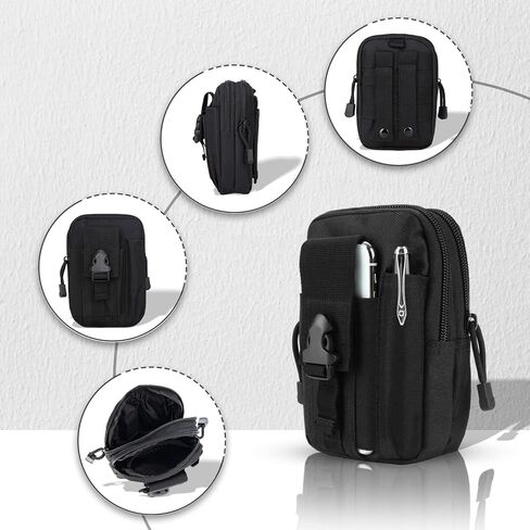 شنطة تكتيكية مولي شنطة بحزام اي دي سي للرجال، شنطة متعددة الاغراض لحمل الجوال وشنطة ادوات الصيد (عبوة من قطعتين) in Kuwait