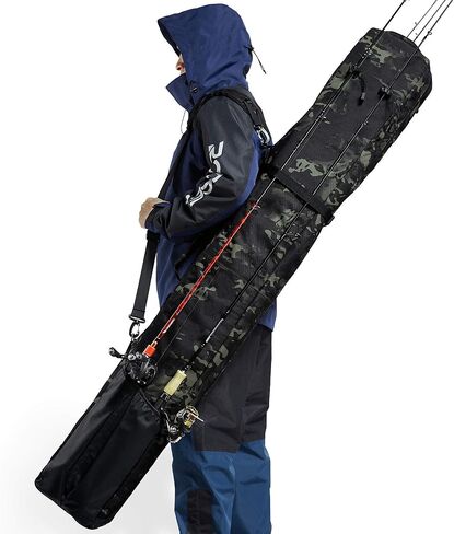 حقيبة صنارة صيد قابلة للطي من Rodeel، حقيبة تخزين محمولة لقضيب الصيد in Kuwait