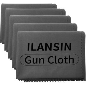 10/6Pack Technology Microfiber Black/Gray Gun Cleaning Cloth-Large Size-Lint Free-Reusable Cleaning pad for All Firearm-Each Pack is Individually Packaged-Gun Cleaning Supplies Store in Saudi Arabia