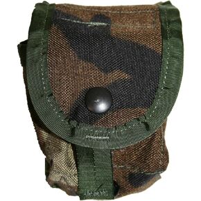 ملابس عسكرية خارجية تم إصدارها سابقًا في حقيبة قنبلة يدوية مموهة من GI Woodland Camo MOLLE (2 لكل عبوة) in Kuwait