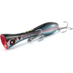 Dr.Fish Popper Saltwater Fishing Lures, 8 Inches GT Popper VMC Treble Hooks Surf Fishing Lures for Striper Tuna Barracuda Mackerel Snapper Bluefish Pencil Plugs Offshore in Kuwait