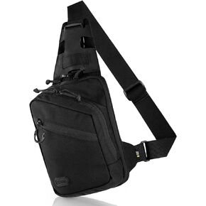 M-Tac Elite Sling Bag - EDC Tactical Crossbody Concealed Carry CCW Chest Pack