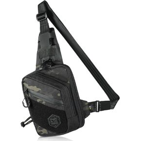 حقيبة M-Tac Elite Sling - حقيبة صدر تكتيكية كروسبودي مخفية تحمل CCW من EDC in Kuwait