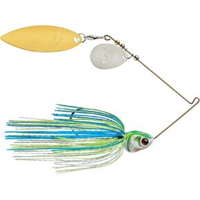 Booyah J.C. Covert Spinnerbait, 1/2oz, N/G Tand Wt/Chart/Blue, BYCVS12NGT730 in Saudi Arabia