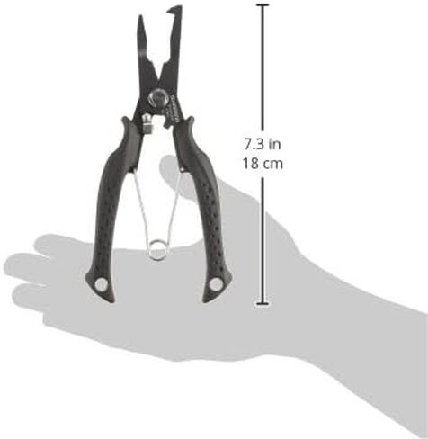 Shimano CT-561P Split Ring Pliers Offshore Straight 185 x 50 x 16 mm Bk 462725 in Saudi Arabia