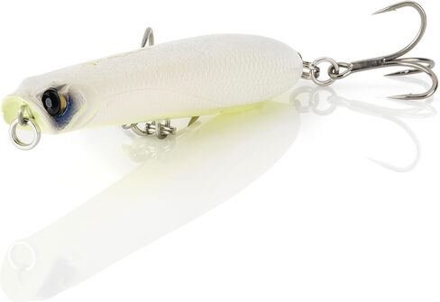 Savage Gear Panic Pencil Popper Fishing Bait, 1 3/4 oz, White Glow, Realistic Contours, Colors & Movement, Stepped Hull Construction, Thru-Wired Design, Triple Split Rings & 4X Hooks, Long Casting in Kuwait