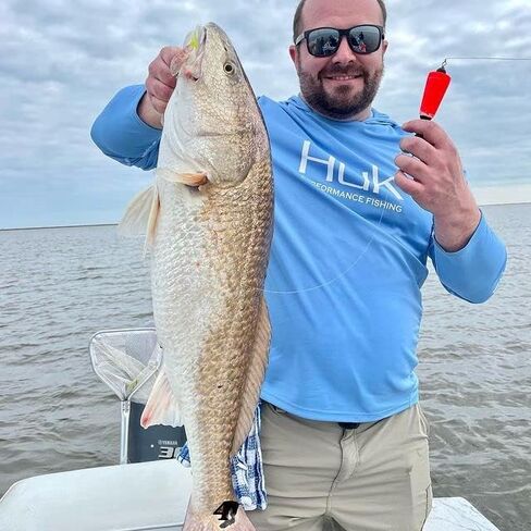 Four Horsemen Boom Boom Shrimp Plastic Bait Made in USA Saltwater Fishing Lures for Speckled Trout, Redfish - 1/8 Deathgrip Jighead Hook - Contains 2 Swimbaits in Saudi Arabia