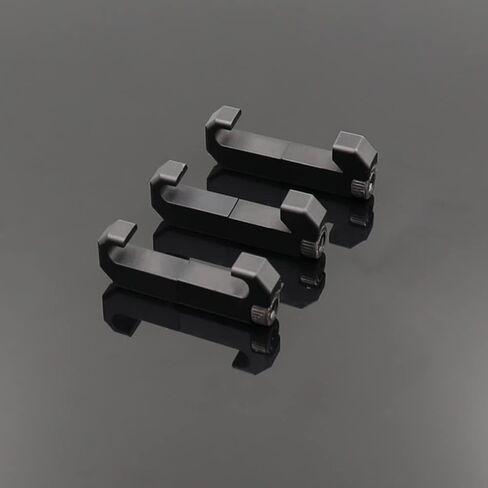 Tactical Light Pressure Switch Picatinny Cable Guides Aluminum 3 Pack, for Flashlight & Laser Tape Switch Cable Clips (Black) in Saudi Arabia