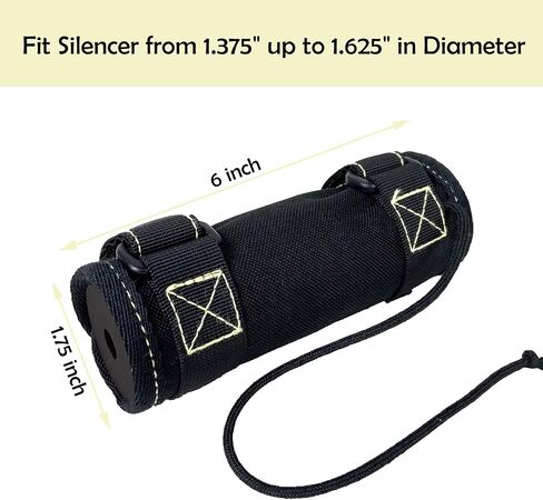 Suppressor Cover Heat Resistant Suppressors Pouch Burn Proof Rifle Silencer Covers Wrap 9 Inch in Saudi Arabia